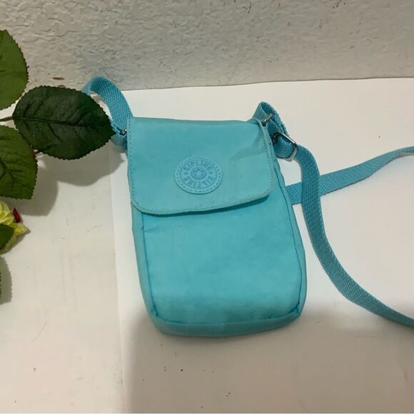 Kipling Tissy Crossbody Phone Bag - Blue Splash Tonal - Picture 1 of 8